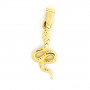 Gold Pendant Snake