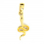 Gold Pendant Snake