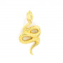 Gold Pendant Snake