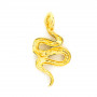 Gold Pendant Snake