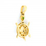 Gold Pendant Turtle