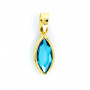 Gold Pendant Topaz