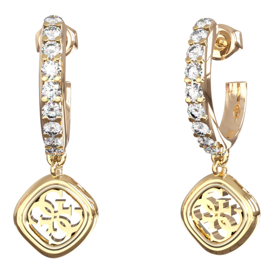 Σκουλαρίκια Guess JUBE06151JWYGT-U