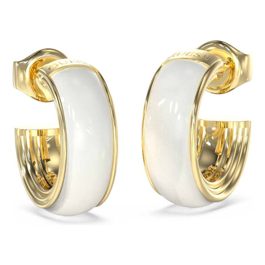 Σκουλαρίκια Guess JUBE06155JWYGWHT-U