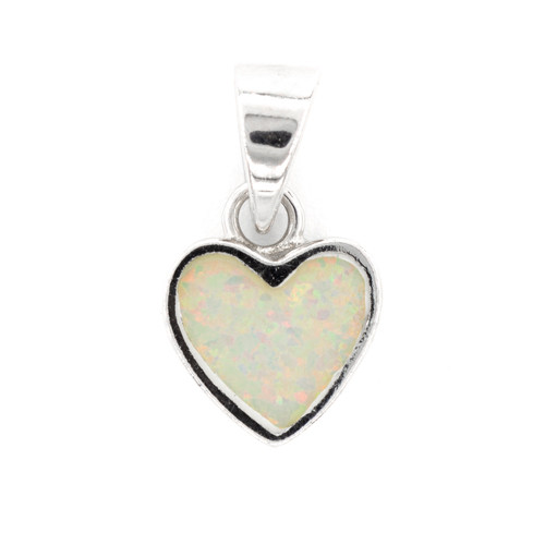 Heart Pendant Opal