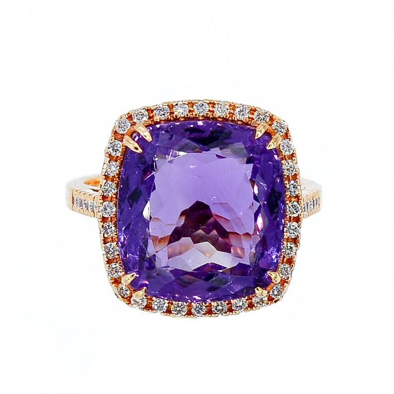 Amethyst Ring K18