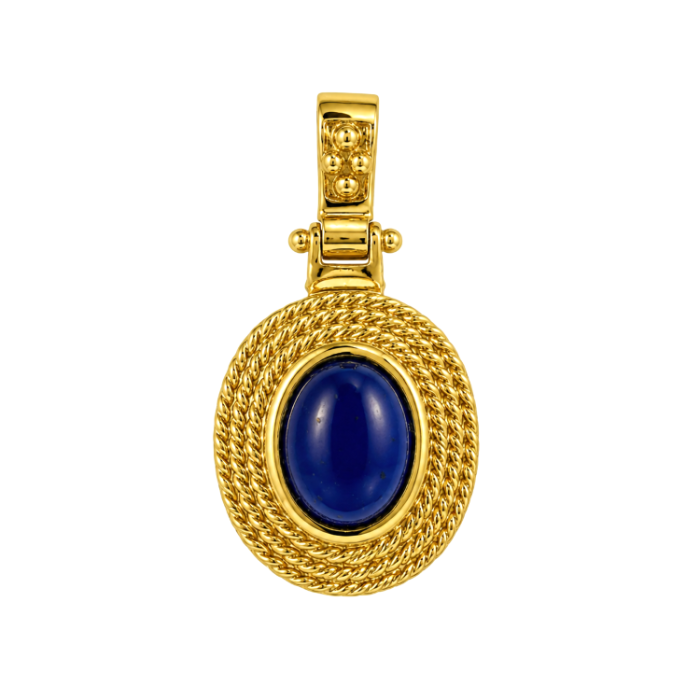 Byzantine Oval Pendant K14