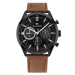 Tommy Hilfiger Matew Brown Leather Strap 1791942