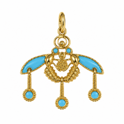 Minoan Bee Pendant K14