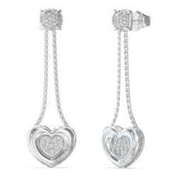 Σκουλαρίκια Guess JUBE05462JWRHT-U