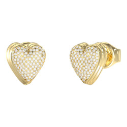 Σκουλαρίκια Guess JUBE06080JWYGT-U