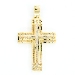 Cross Pendant Κ14