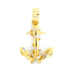 Gold Pendant Anchor