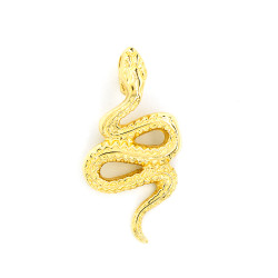 Gold Pendant Snake