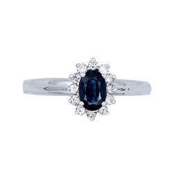 Sapphire Ring Κ18