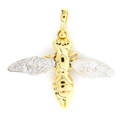 Gold Pendant Bee