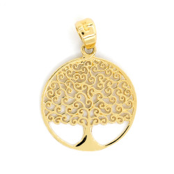 Gold Pendant Tree of Life
