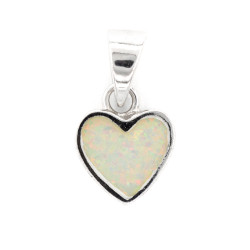 Heart Pendant Opal