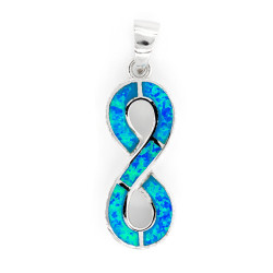 Infinity Pendant Opal