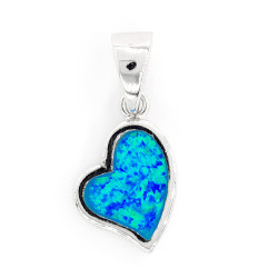 Heart Pendant Opal