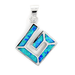 Greca Pendant Opal