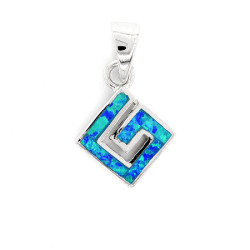 Greca Pendant Opal