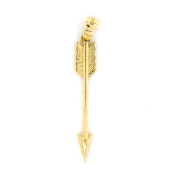 Gold Pendant Arrow