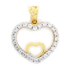 Gold Pendant Heart