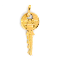 Gold Pendant Key