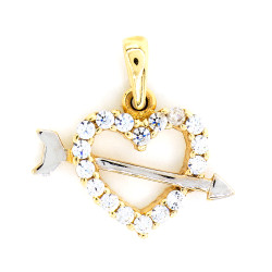 Gold Pendant Heart
