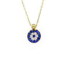 Necklace "Evil Eye" K14