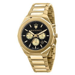 MASERATI Stile Chrono Gold Stainless Steel Bracelet R8873642001