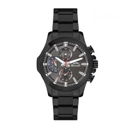 SLAZENGER Black Stainless Steel Bracelet SL.09.6412.2.01