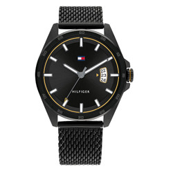 Tommy Hilfiger Carter Black Stainless Steel 1791913