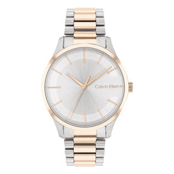 Calvin Klein Iconic Two Tone Stainless Steel Bracelet 25200044