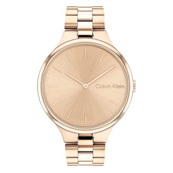 Calvin Klein Linked Rose Gold Steel Bracelet 25200125