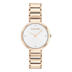 Calvin Klein Minimalistic T-Bar Rose Gold Steel Bracelet 25200140