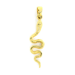 Gold Pendant Snake