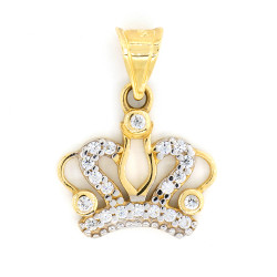 Gold Pendant Crown