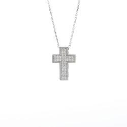 Cross Necklace Κ18