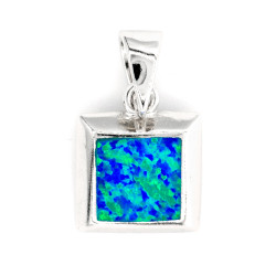 Pendant Silver Opal