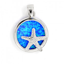 Starfish Pendant Opal