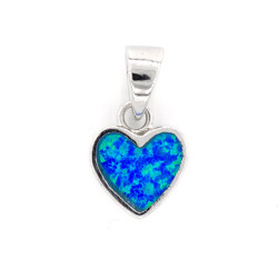 Heart Pendant Opal