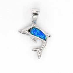 Dolphin Pendant Opal