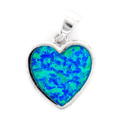 Heart Pendant Opal