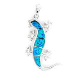 Lizard Pendant Opal