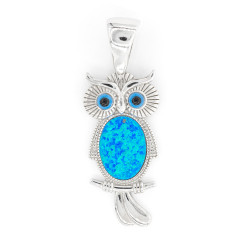 Owl Pendant Opal