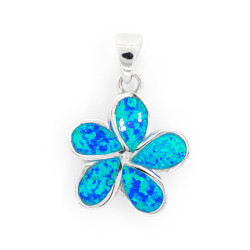 Flower Silver Opal