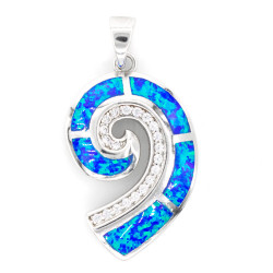 Pendant Silver Opal