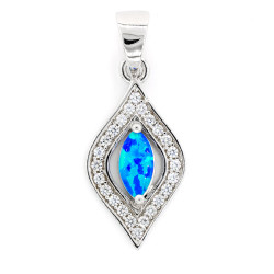 Pendant Silver Opal